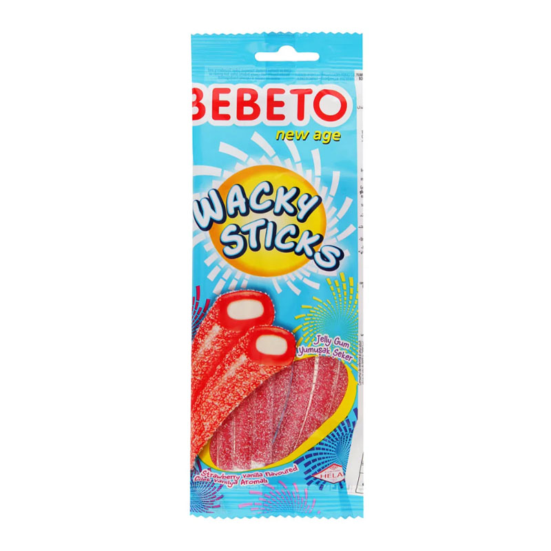 Мармелад Bebeto Wacky Sticks 75г - интернет-магазин Близнецы