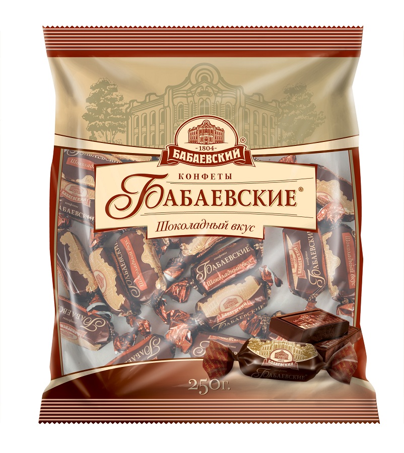 Конфеты Бабаевские шоколадный вкус 250г - интернет-магазин Близнецы