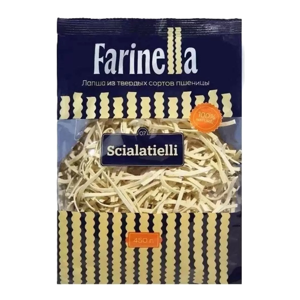 Макар изд Farinella Scialatielli №7 Лапша узкая 450г пак - интернет-магазин Близнецы