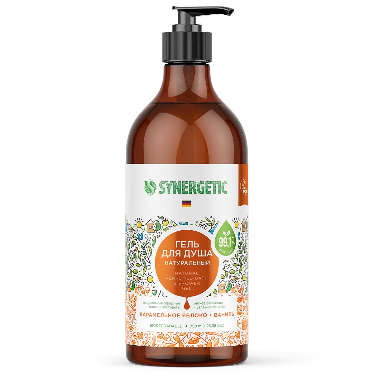 Гель Д душа Синергетик 750мл Карамельн яблоко и ваниль - интернет-магазин Близнецы