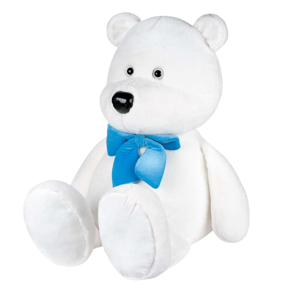 Игрушка мягкая MaxiToys Fluffy Heart Полярный Мишка, 50 см