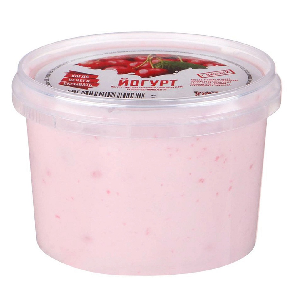 Йогурт 2.8% КНС с вишней  Мол Мануф Маври  270г - интернет-магазин Близнецы