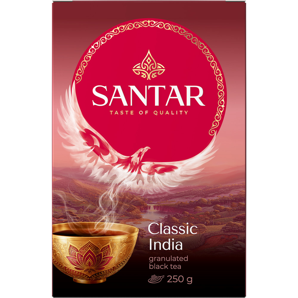 Чай SANTAR Classic Indiа черный гран 250г - интернет-магазин Близнецы