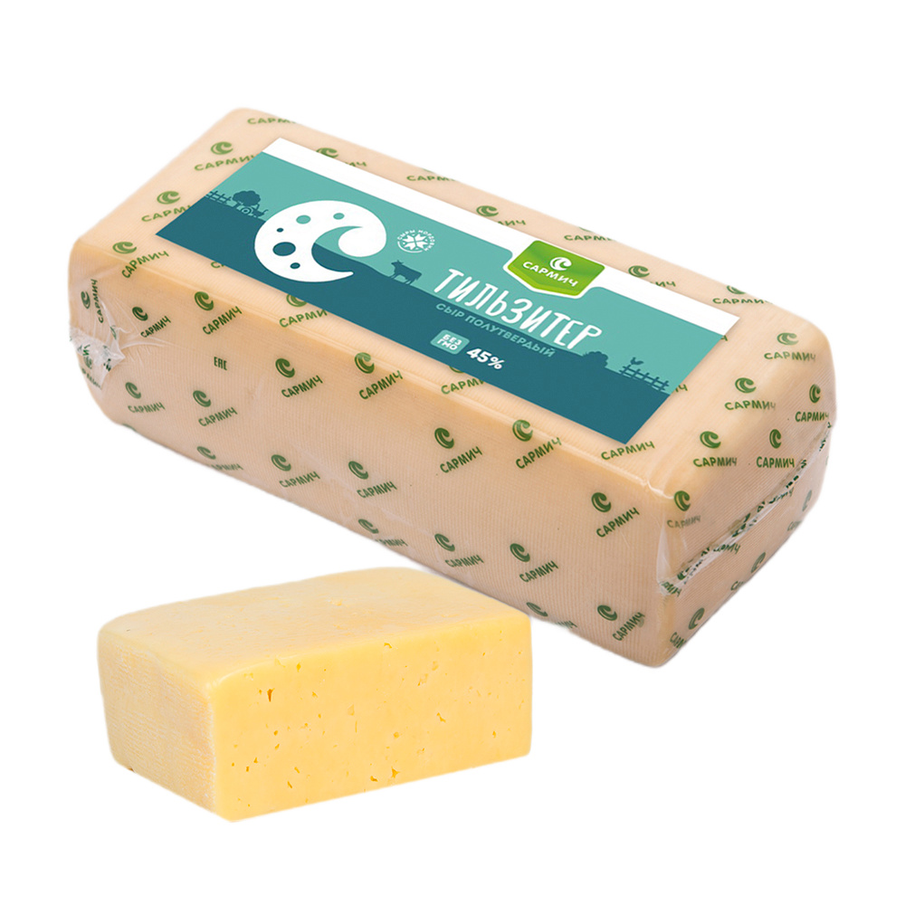 Сыр Тильзитер Сармич 45%  Ичалки   - интернет-магазин Близнецы