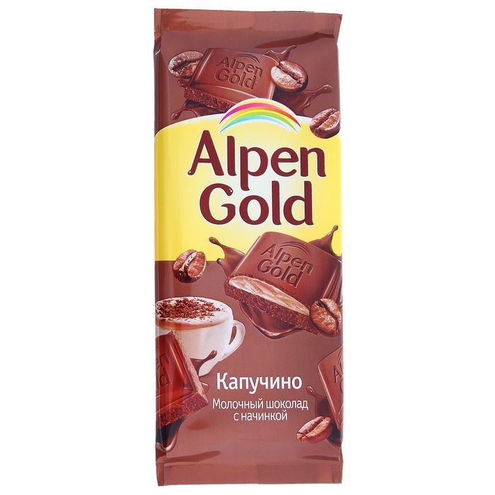 Шоколад Alpen Gold капучино