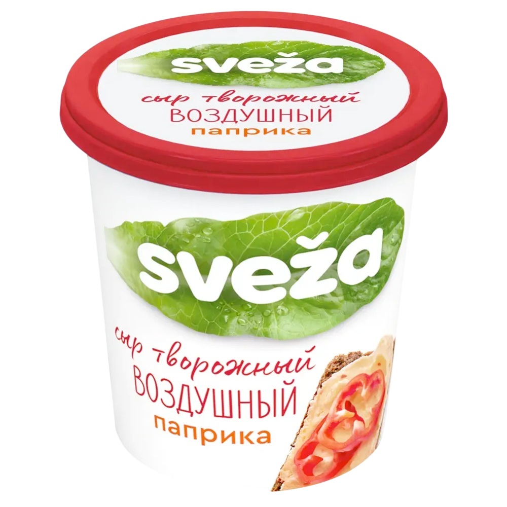 Сыр творожный воздушный Sveza с паприкой 60%, 150 г