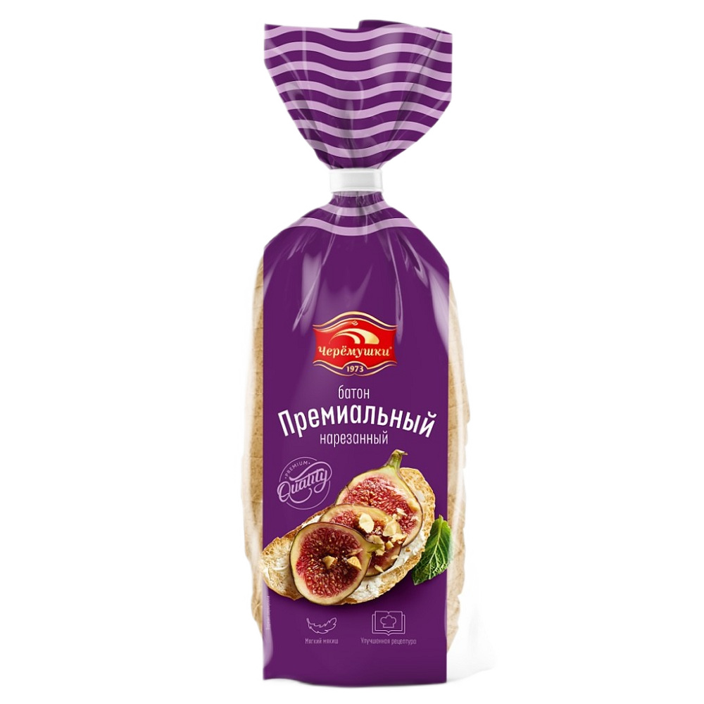 ч Батон Премиальный нарез  Черемушки  350г  - интернет-магазин Близнецы