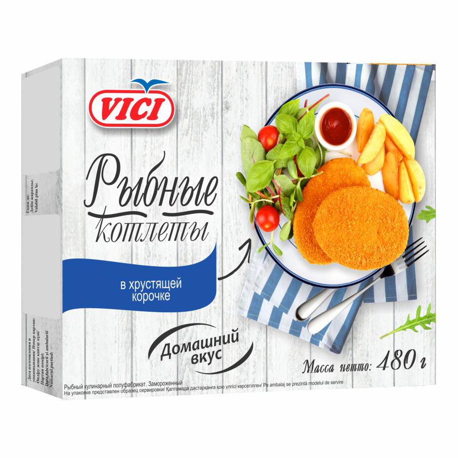 Рыб котлет в хруст короч  Vici  480г - интернет-магазин Близнецы