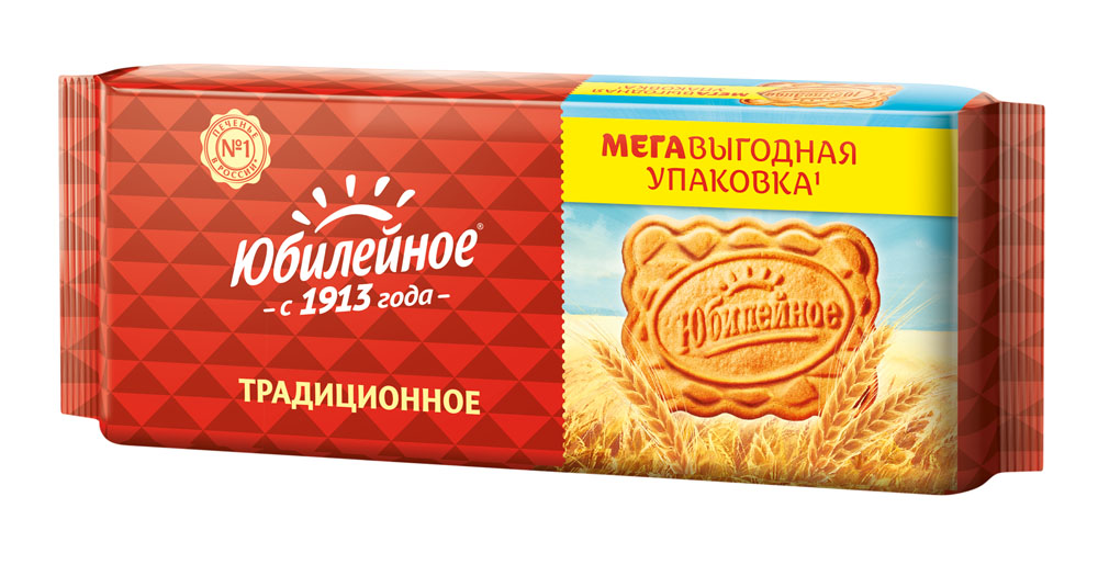Печенье Юбилейное Традиционное 403г - интернет-магазин Близнецы