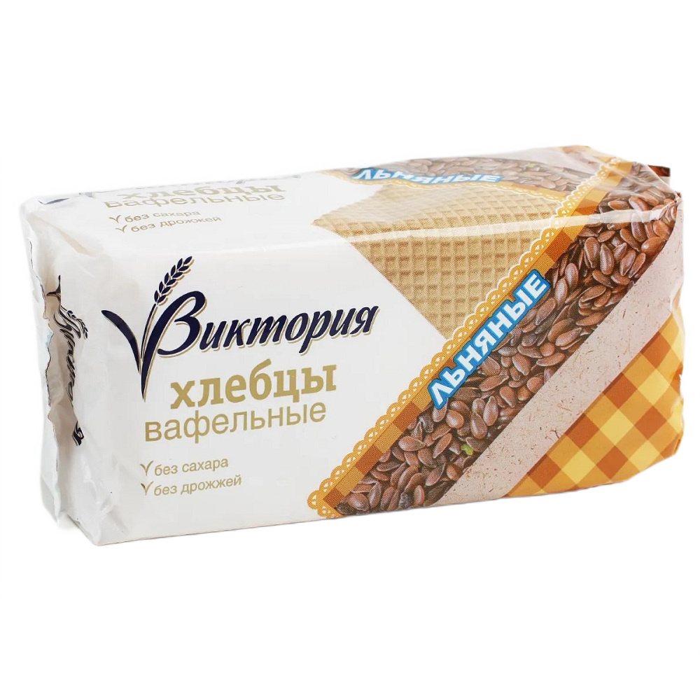 Хлебцы Виктория вафель льняные 60г - интернет-магазин Близнецы