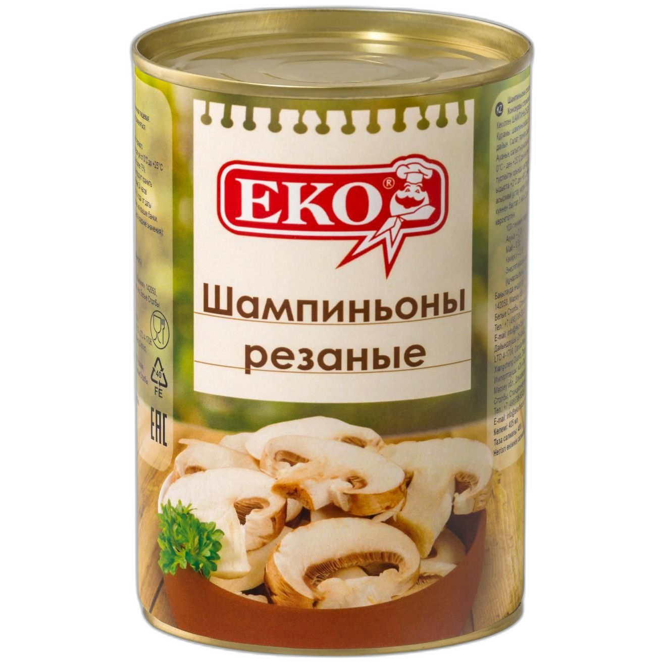 Грибы Шампиньоны с вешенками резаные Знаток 400г ж б