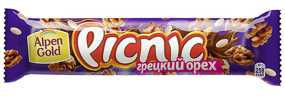 Батончик Пикник 52г - интернет-магазин Близнецы