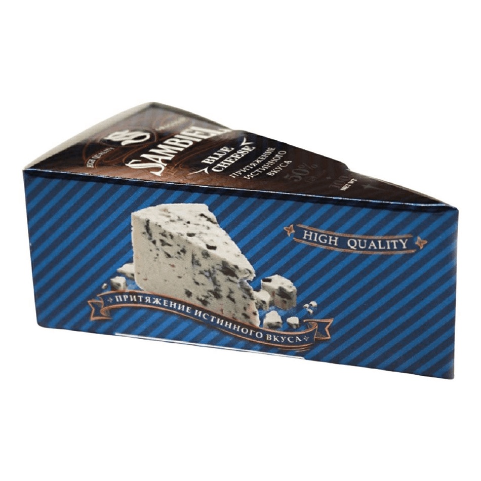 Сыр SAMBIEL 50% с голубой плесенью (Россия)  - интернет-магазин Близнецы
