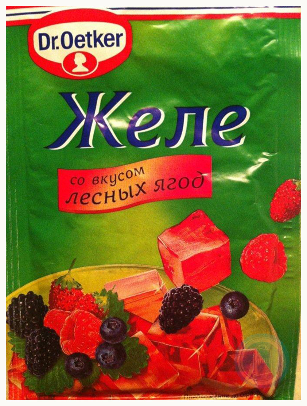 Желе фруктовое Лесная ягода  Д-р Бейкер  45г пак - интернет-магазин Близнецы