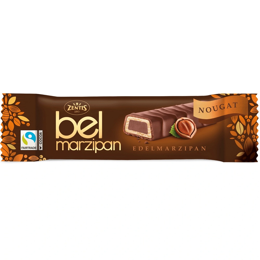 Марципановый батончик ZENTIS Belmarzipan nougat  - интернет-магазин Близнецы