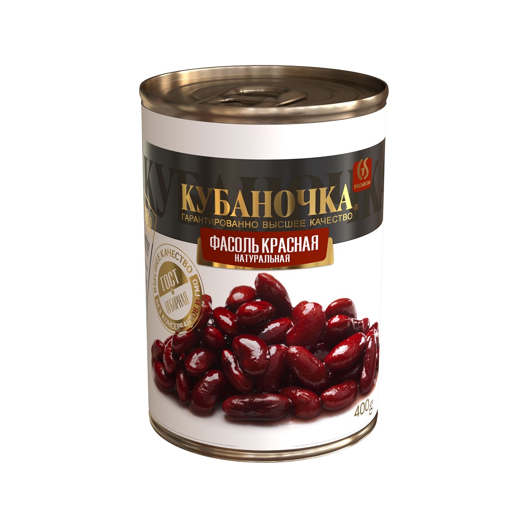Фасоль красная в с с  Кубаночка  400г - интернет-магазин Близнецы