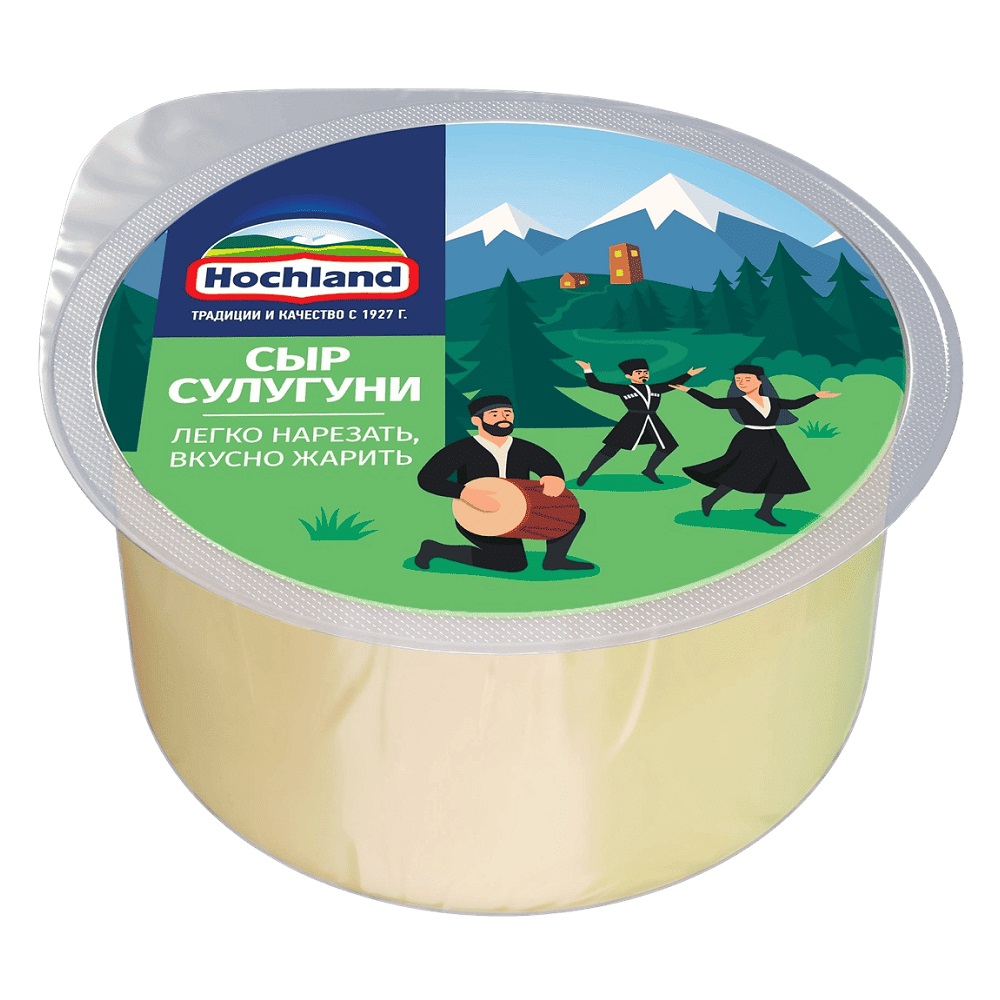 Сыр рассольный Hochland Сулугуни 45%, 300 г