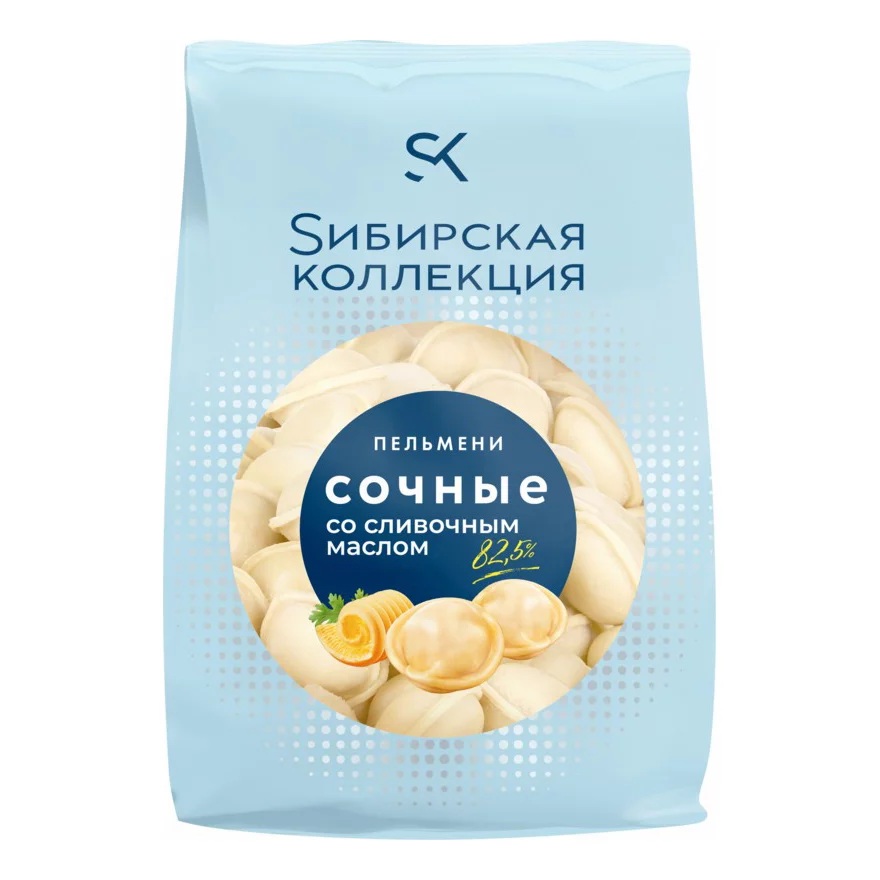 Пельмени Сочные с маслом  СибКол 700г  - интернет-магазин Близнецы