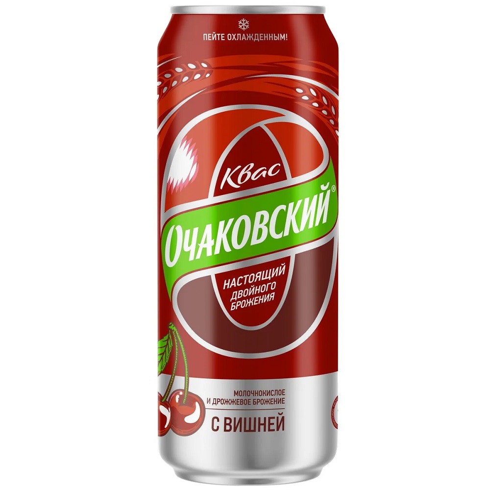 Квас Очаковский с вишней 0.45 л ж б
