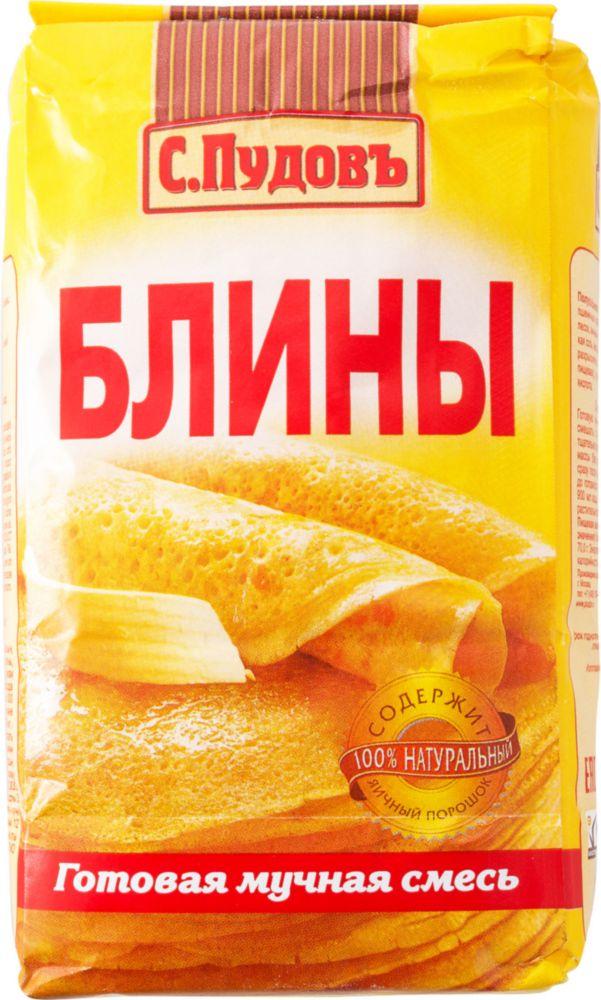 Смесь С.Пудовъ для выпечки блины 500г.