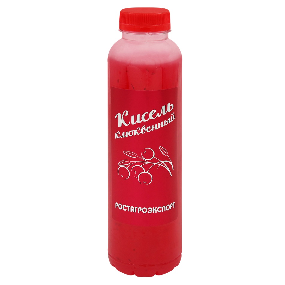 Кисель Фруктовый клюквенный  РостАгро  бутылка 515г   (500мл) - интернет-магазин Близнецы