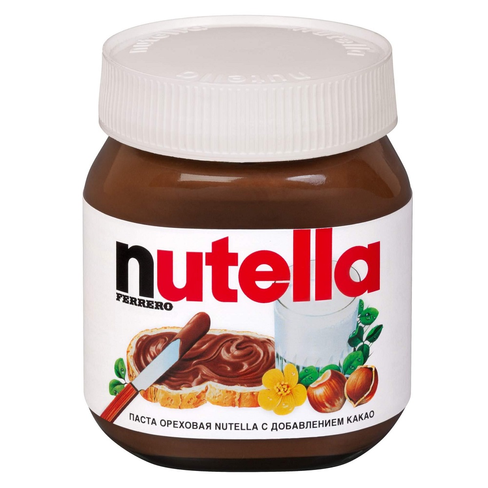 Паста ореховая Nutella с добавлением фундука и какао, 350 г
