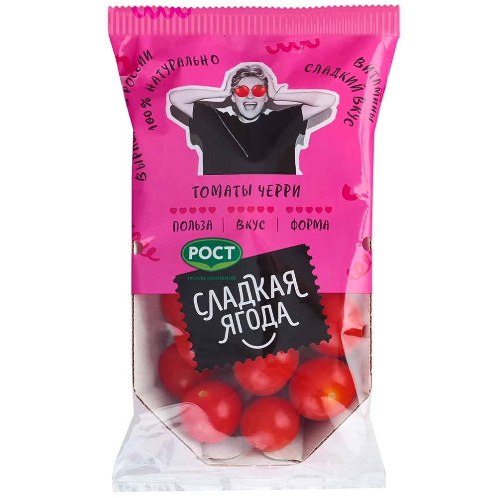 Томаты Черри Сладкая Ягода красные флоупак 200г  - интернет-магазин Близнецы