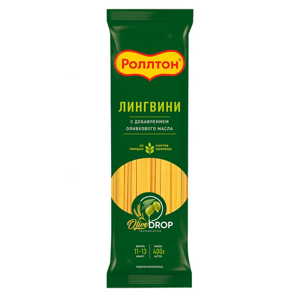 Макар изд Роллтон Лингвини с олив маслом 400г  - интернет-магазин Близнецы