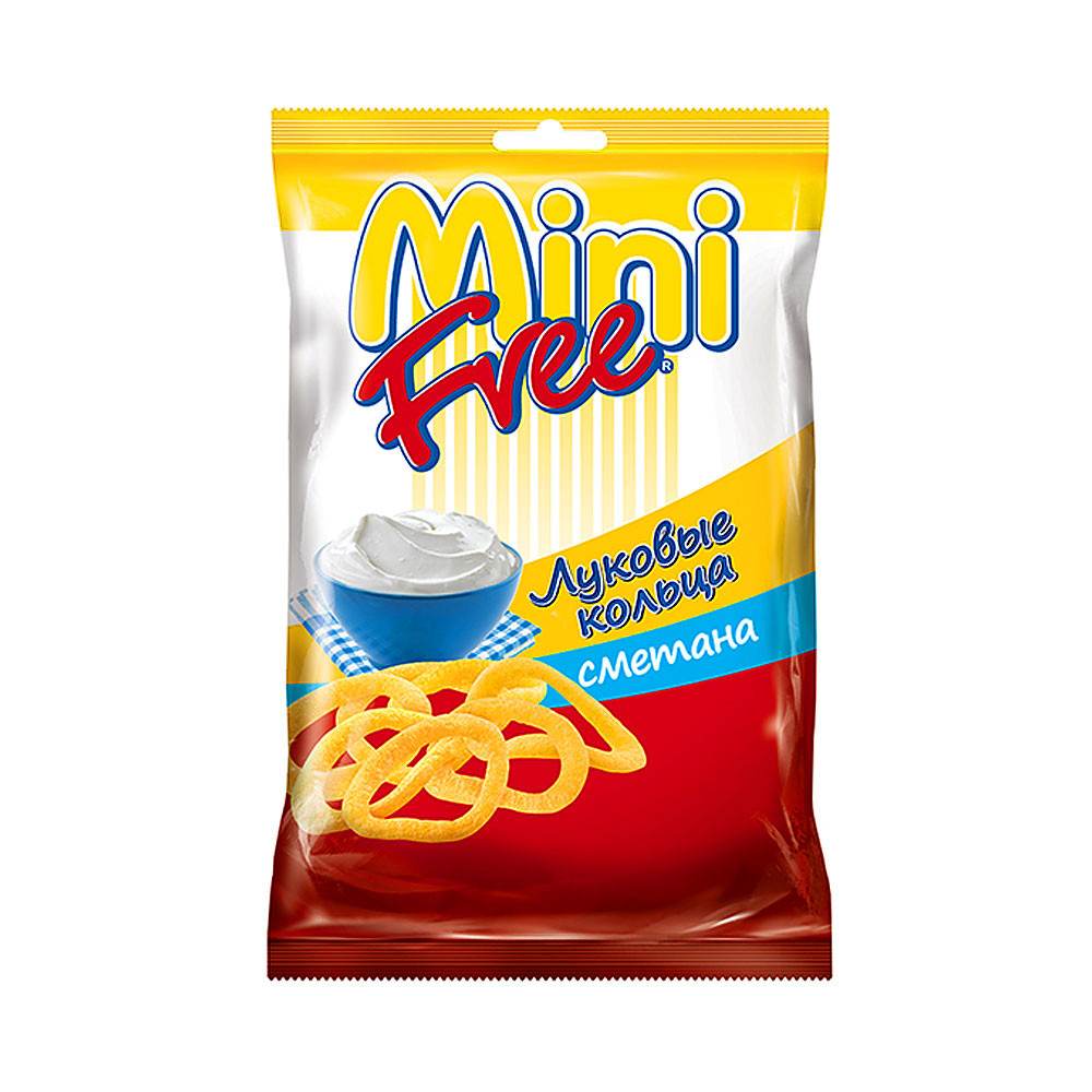 Луковые кольца Mini Free  Сметана 45г.