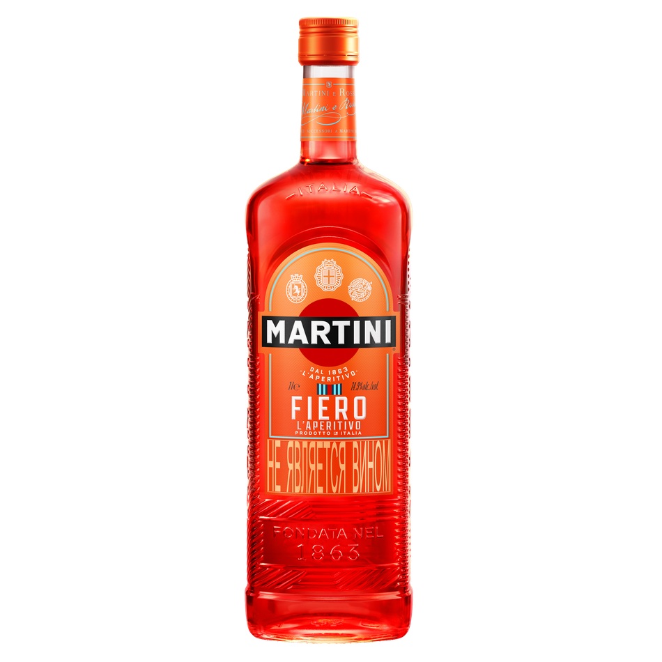 Напиток виноградосодержащий Martini Fiero ароматизированный красный сладкий, 1 л