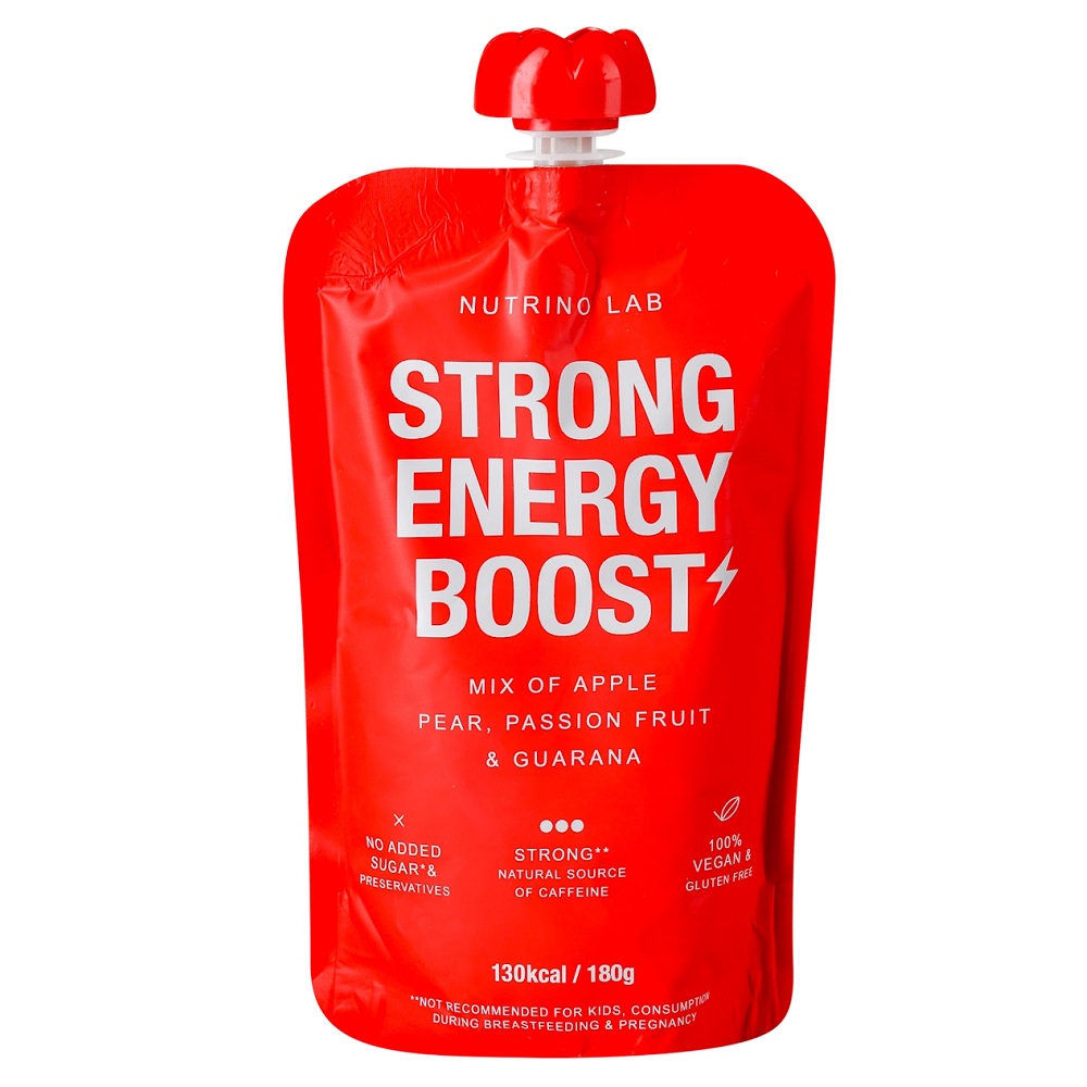 Пюре фрукт Nutrino Energy Яблоко Груша Маракуйя  Гуарана  - интернет-магазин Близнецы
