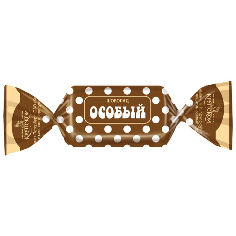 Конфеты "Шоколад Особый" тёмный мини  Крупской  