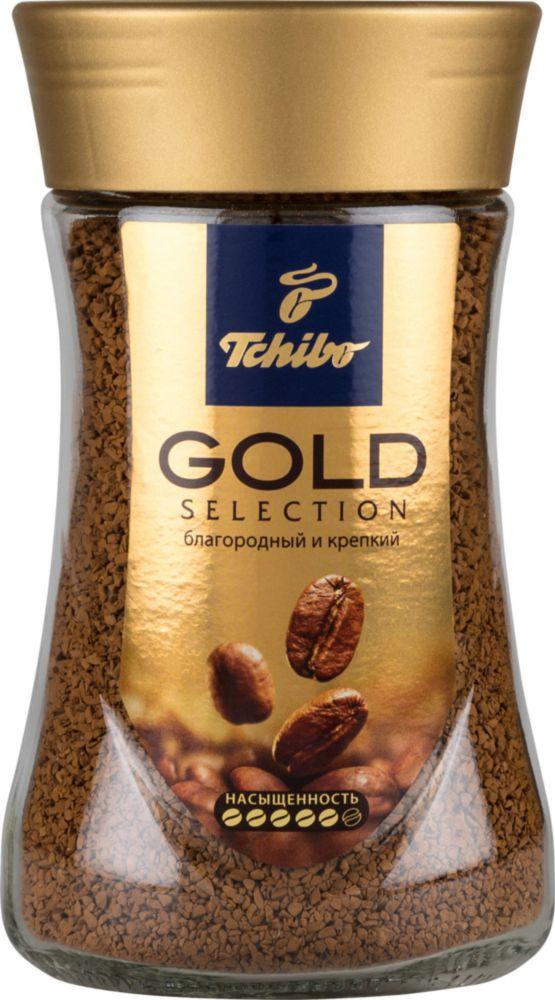 Кофе Tchibo gold selection растворимый сублимированный 190г.