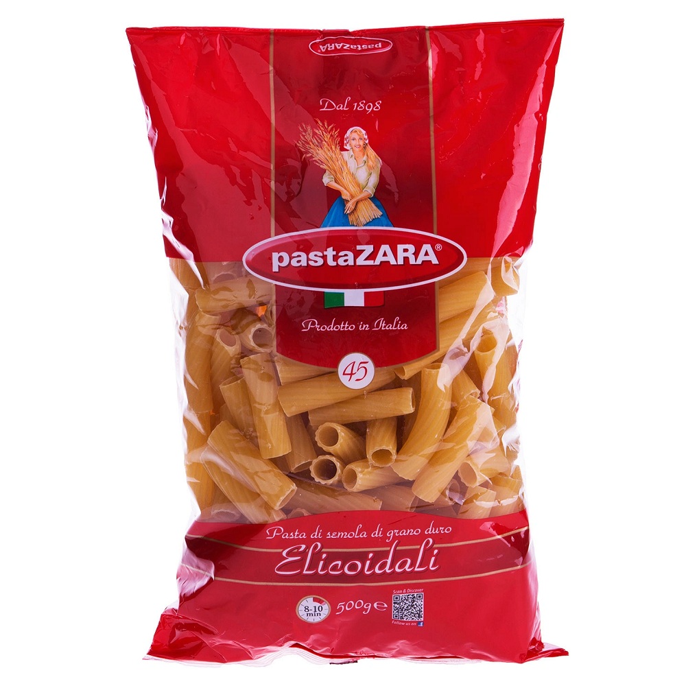Макар изд Паста Зара Трубочки (№045)  Италия  500г шт - интернет-магазин Близнецы