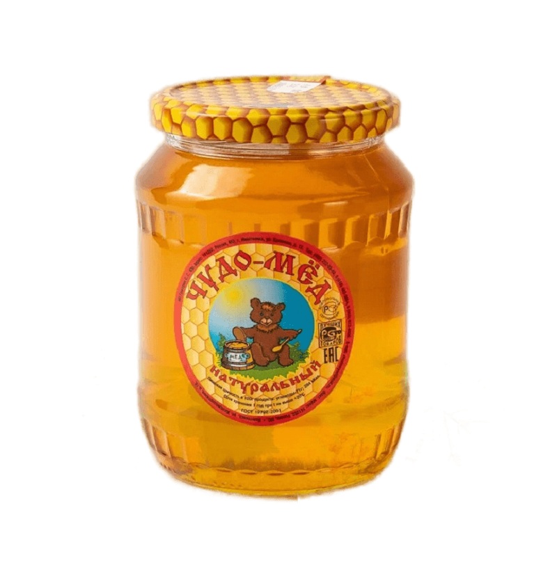 Мед Липовый  Чудо  пл бан 1000г - интернет-магазин Близнецы