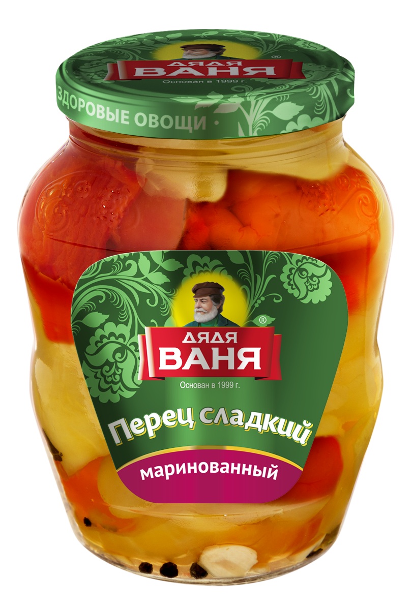 Перец марин сладкий  Дядя Ваня  бан 680г - интернет-магазин Близнецы