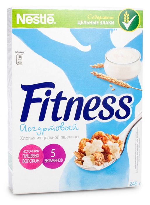 Сух завт Нестле Хлопья Фитнесс йогурт 350г - интернет-магазин Близнецы