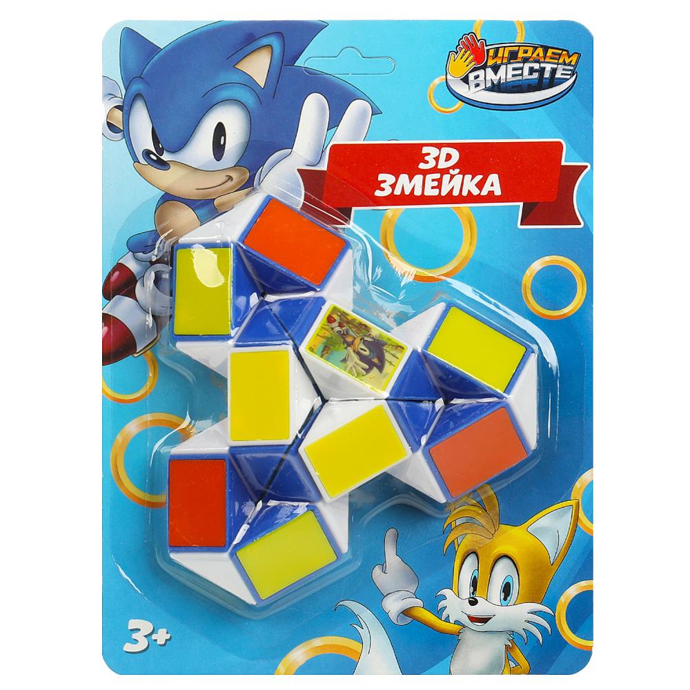 Игра логическая детская Играем вместе 3D-змейка, блистер кот, 19x14x5 см