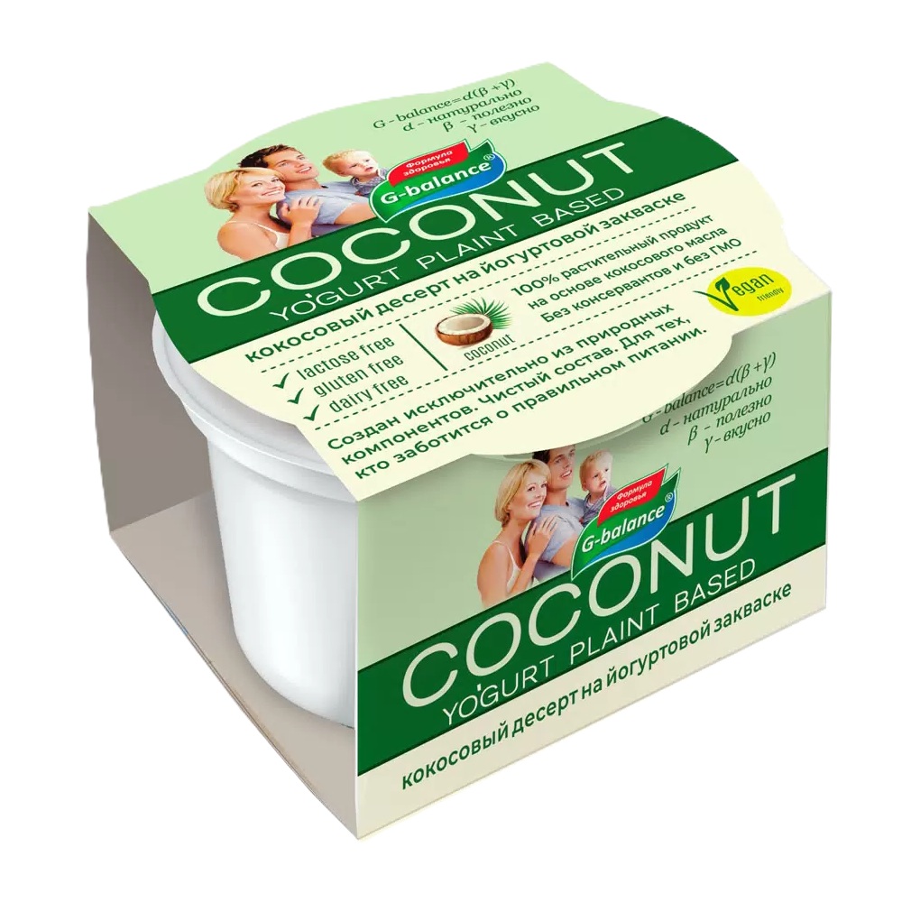 Десерт кокосовый оригинальный G-Balance 170г - интернет-магазин Близнецы