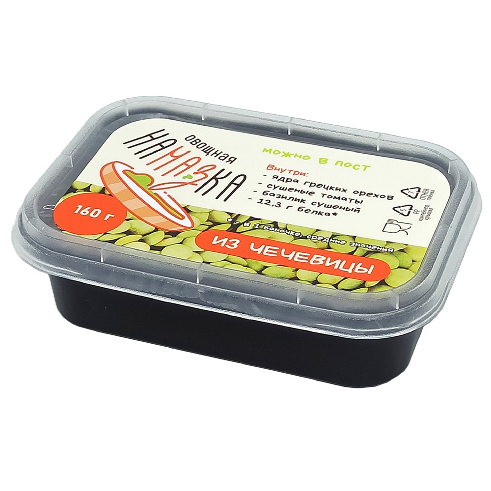 Намазка овощная из чечевицы  Востряково  160г шт  - интернет-магазин Близнецы