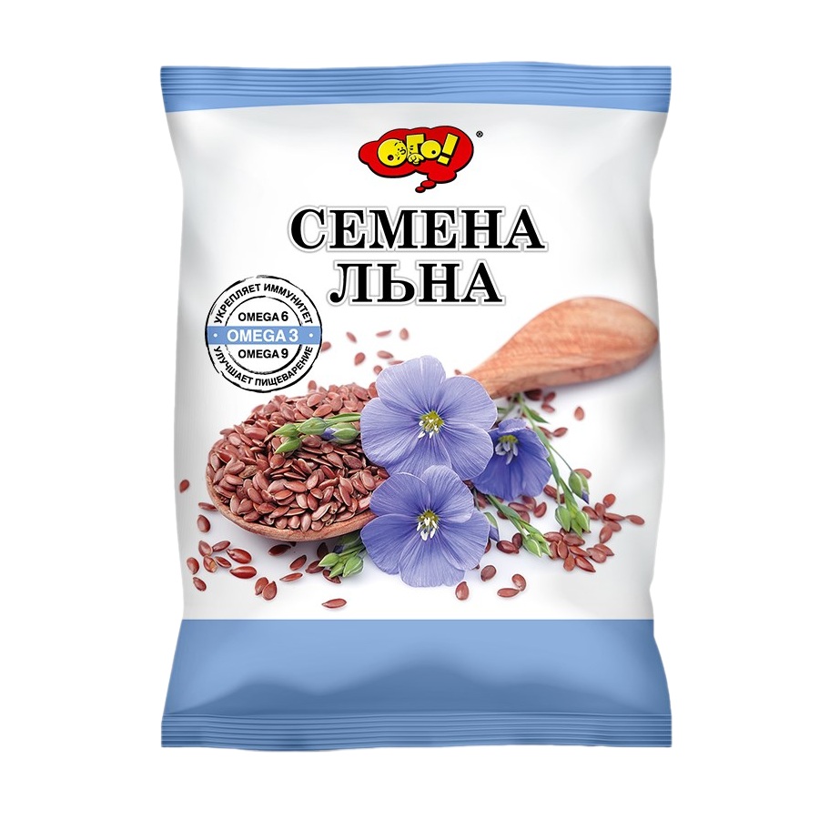 Семена льна Ого пищевые 150г - интернет-магазин Близнецы