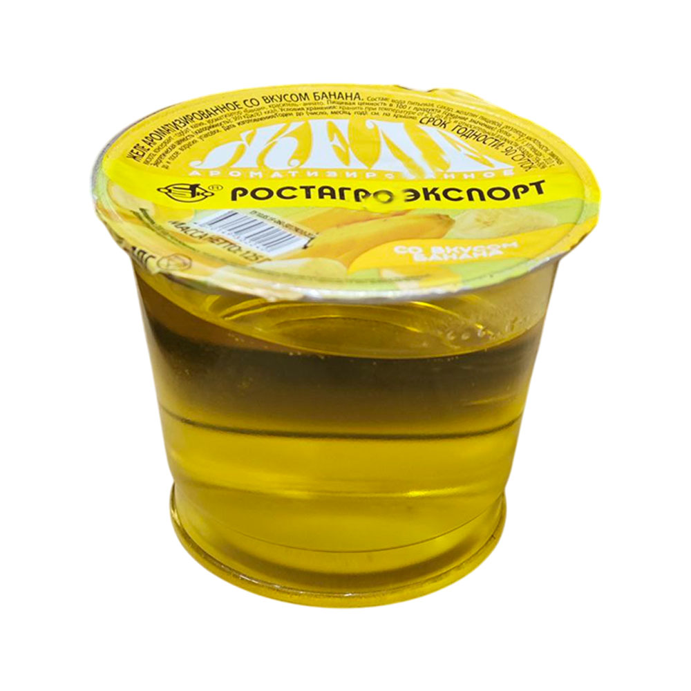 Желе со вкусом банана   РостАгро  125г шт - интернет-магазин Близнецы