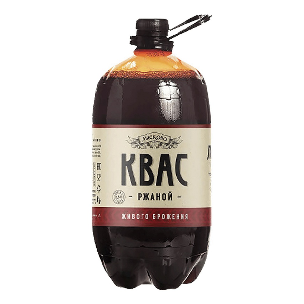 Квас Лысково Ржаной 1.5 л - интернет-магазин Близнецы