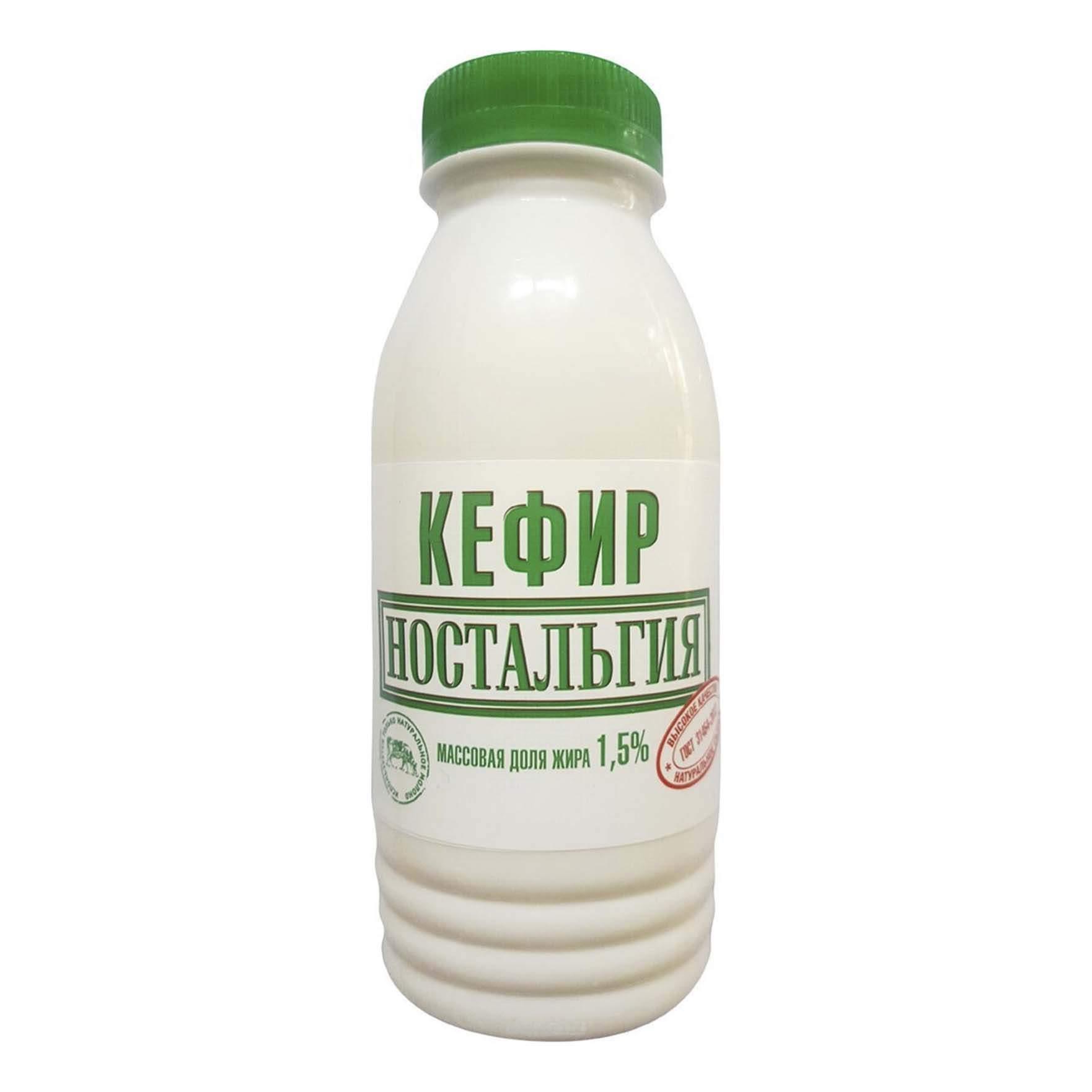 Кефир Ностальгия 1,5% 300мл.