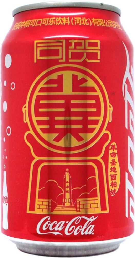 Напиток газированный Coca-Cola (Китай), жестяная банка, 0,33 л