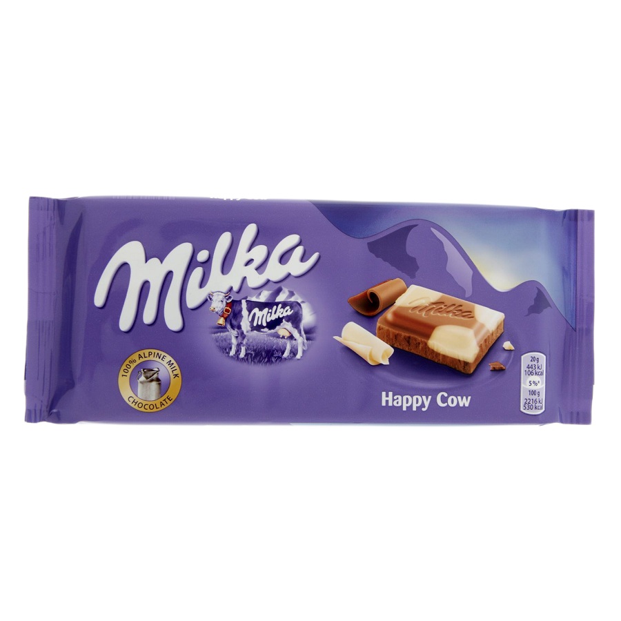 Шоколад Milka Happy Cow Chocolate 100гр