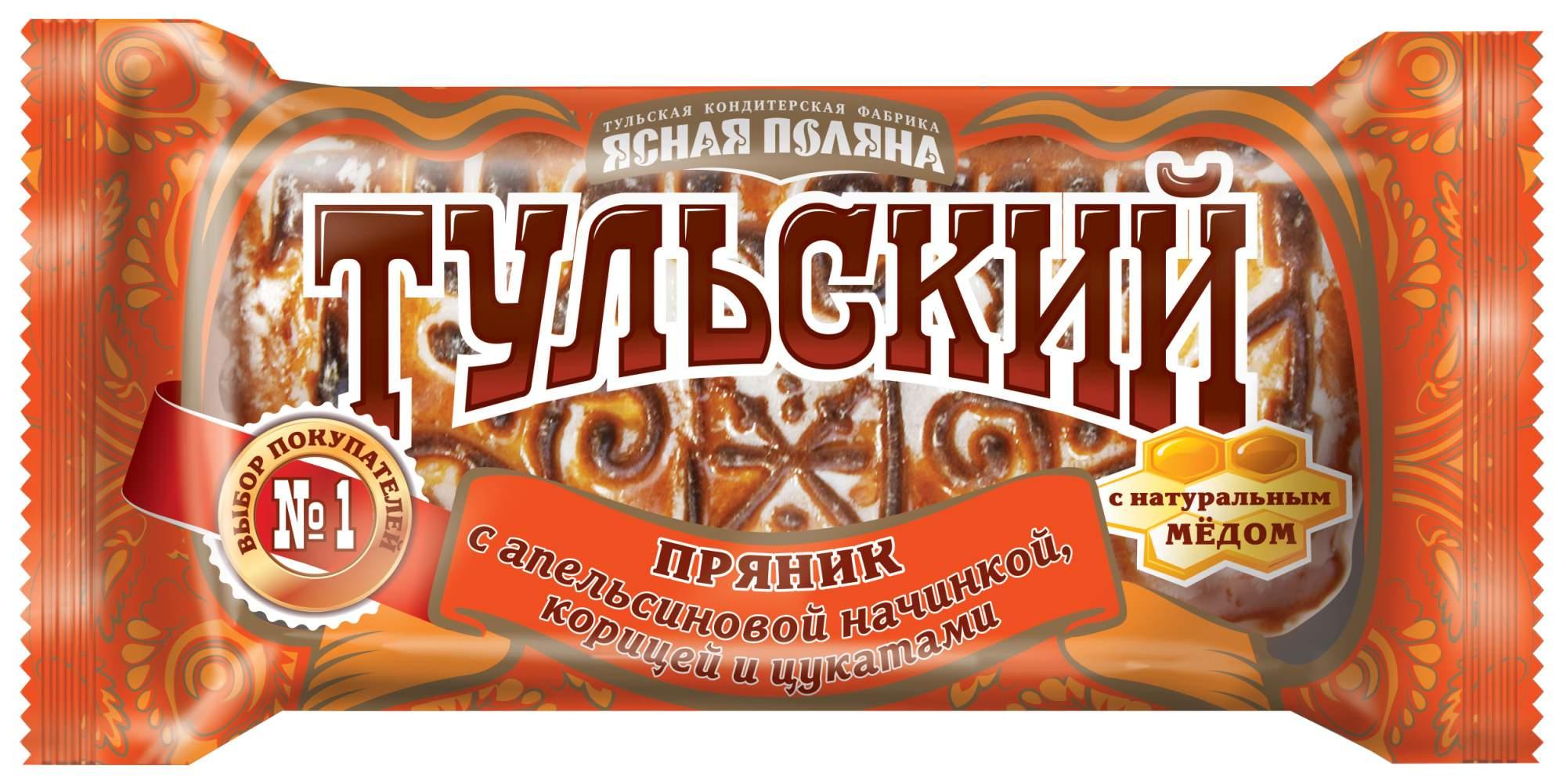 Пряник Тульский апельсин-корица 140г - купить в Москве в интернет-магазине  Близнецы