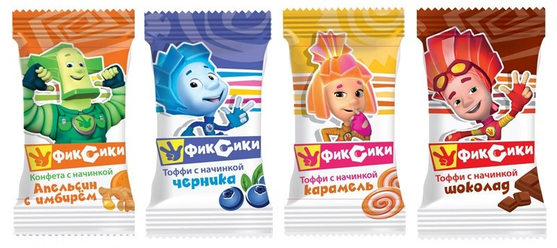 Конфеты жеват Фиксики уп 13г - интернет-магазин Близнецы