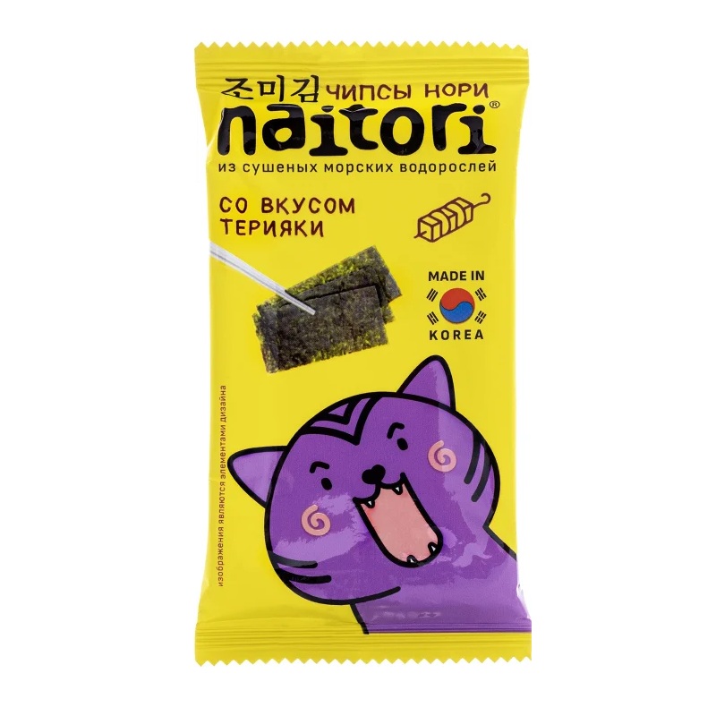 Морск капуста Терияки Naitori Корея 3г - интернет-магазин Близнецы
