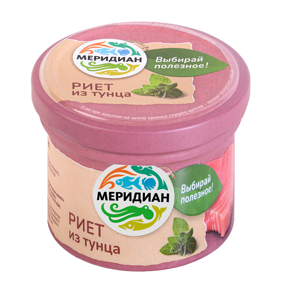 Риет паштет из тунц   Мерид  100г - интернет-магазин Близнецы